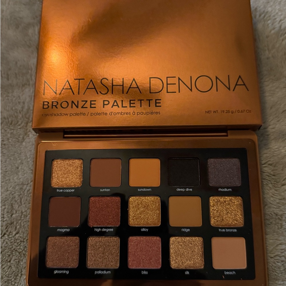 Natasha Denona Bronze Pallette. New In Box Never Swatched